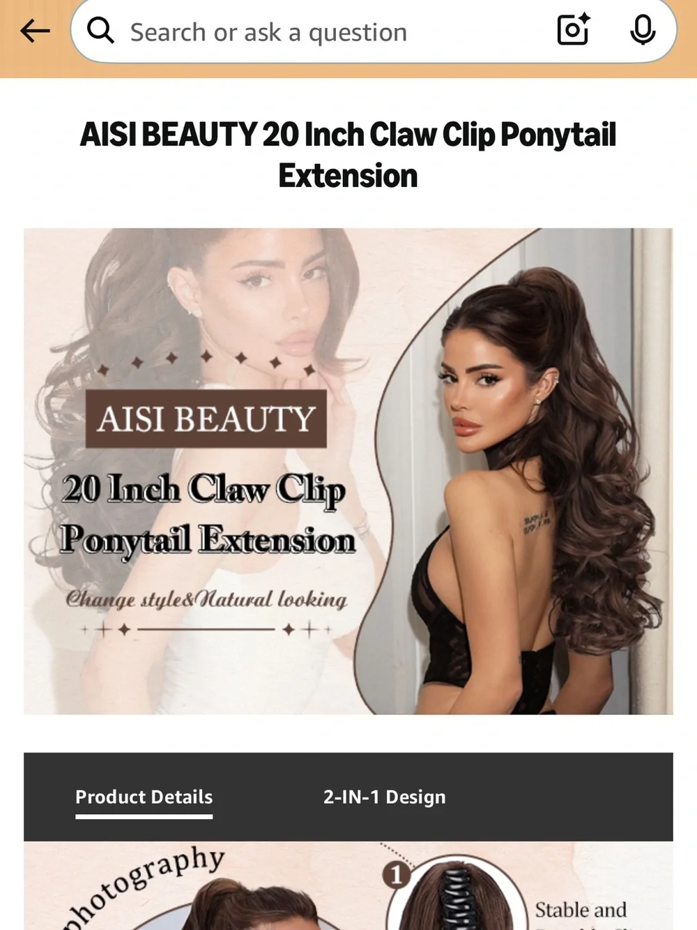 Medium Brown Long Curly Clip-In Ponytail Extension - Women Hair